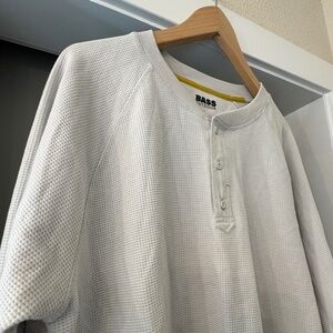 Nordstrom Bass Outdoor Sweater Waffle Thermal Performance Top Active Men's